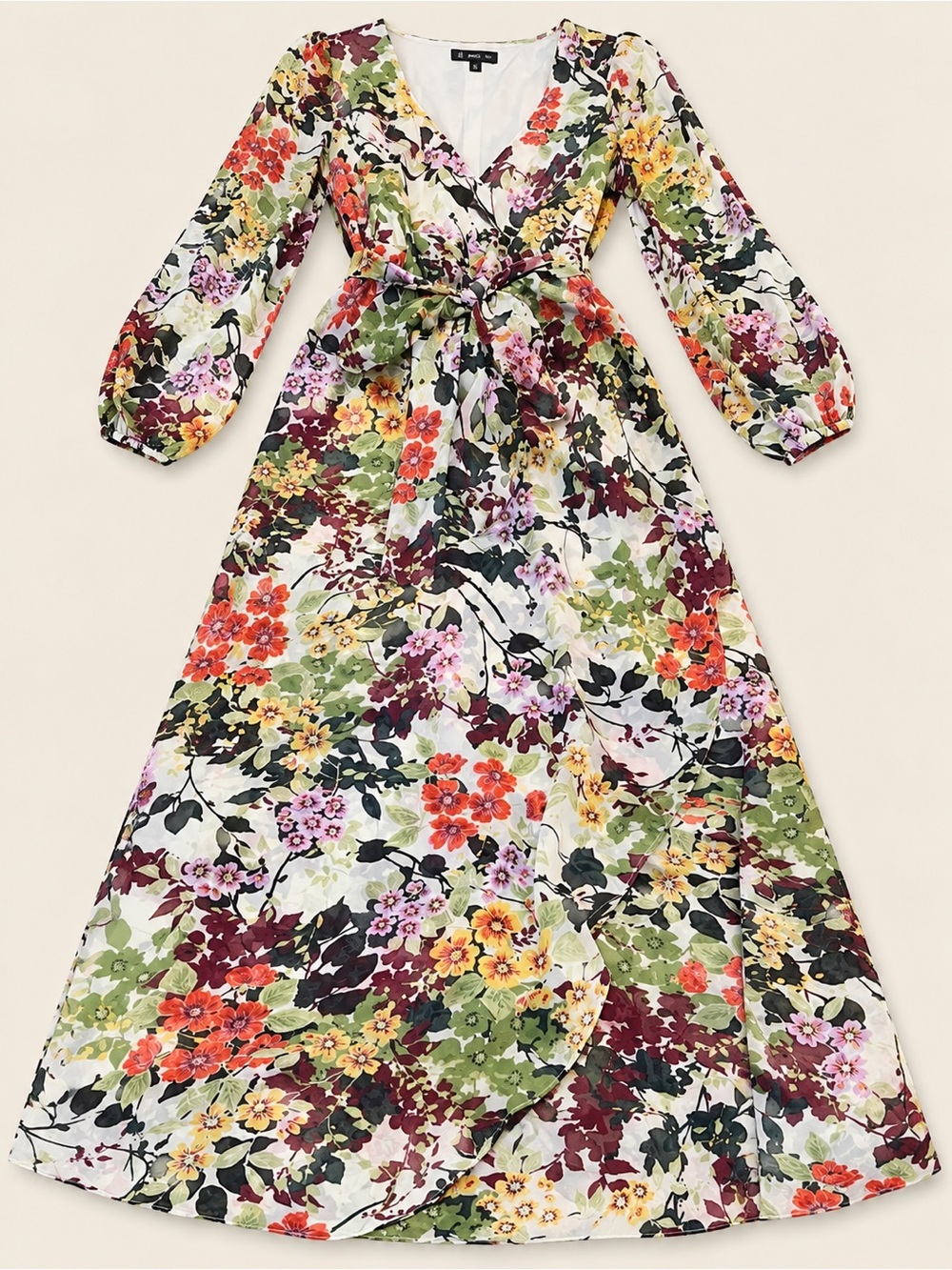 INC International Concepts Multicolor Floral Maxi Dress